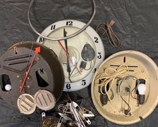 Assorted Old Clock Parts