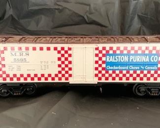 2002 Rail King Ralston Purina Reefer Car(Rare MRS 5895)