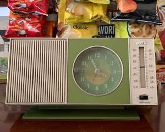 Mid-century Green RCA Alarm Clock