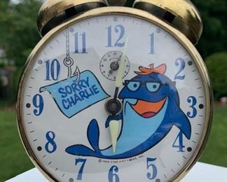 Vintage Charlie the Tuna Premium Alarm Clock