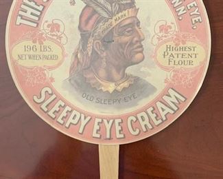 Sleepy Eye Mills Sleepy Eye Cream Advertising Fan(Minnesota)