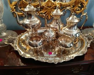 Silver Plate Tea and Coffee Service