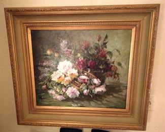 Beautiful Floral Oil Painting