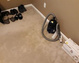 Vacuum, Shoes, and Massager