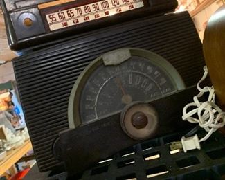 Vintage radio and radio parts