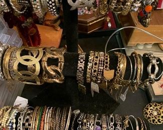 Large selection of costume jewelry