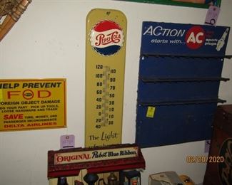 Pepsi embossed thermometer