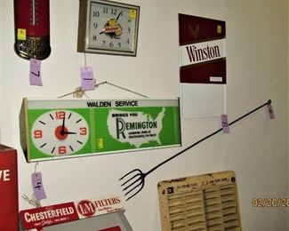 Remington Tire advertising clock
