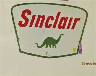 Sinclair Dino Porcelain sign
