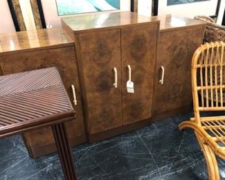 Deco Burl Cabinet