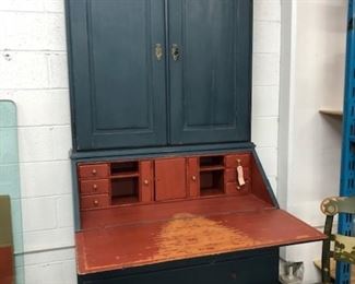 Swedish Gustavian Painted Secretary