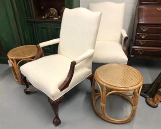 Ball and Claw Library Chairs by Councill