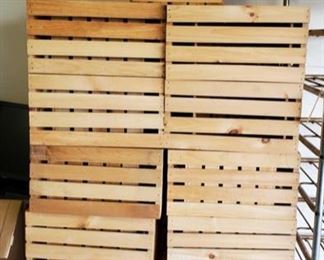 38 Wooden Crates
Measures approx 12" x 18" x 10"