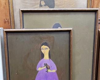 3 Framed Paintings
Frames measure approximately 26" x 22" to 39" x 27"
