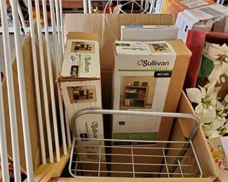 O'Sullivan New In Box Bookcases, Drying Rack, New in Box Shoes Rack and More
O'Sullivan New In Box Bookcases, Drying Rack, New in Box Shoes Rack and More