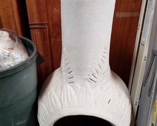 Clay Chiminea
Measures approximately 41" Tall