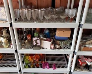 Glasses, Coffee Mugs, Punch Bowl and More
Assorted Glassware