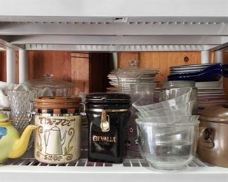 Tea Cup, Bowls, Plates, Ceramic Canisters, and More Items!
Tea Cup, Bowls, Plates, Ceramic Canisters, and More Items!