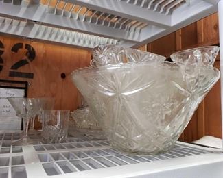 Glass Punch Bowl Set, Glass Ice Bucket, Glass Food Platters
Glass Punch Bowl Set, Glass Ice Bucket, Glass Food Platters