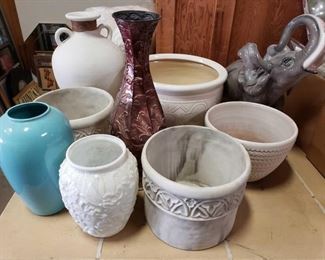 Vases, Planting Pots, and Elephant Statue
Vases, Planting Pots, and Elephant Statue