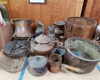 Antique Copper Pots, Kettle and more
Antique Copper Pots, Kettle and more