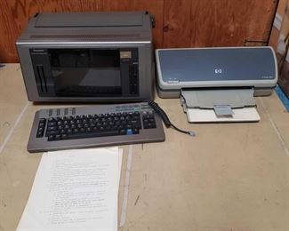 Panasonic Personal Word Processor, JP Deckjet
Panasonic Personal Word Processor W1500 With Keyboard and How To Directions, JP Deckjet 3845