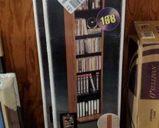 Sauder Audio/Video Storage Tower
Model number: 146 Box measures approx 12"x2"x51"