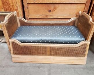 Wicker Day Bed
Measures approx 28"x61"x34"