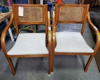 2 Wicker Accent Chairs
Measures approx 18"x21"x32"