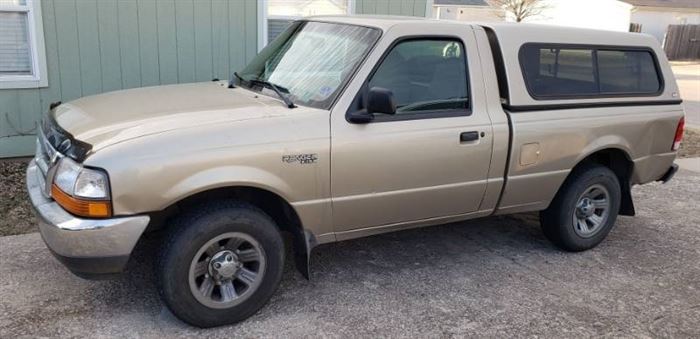 2000 Ford Ranger Pick-up Truck with Topper