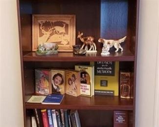 Dark Particle Wood Adjustable Shelf Bookcase ~ Contents NOT Included ~ 29 1/2 in. x 11 1/2 in. x 71 in.