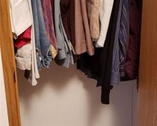 Closet of Men's Clothing ~ Mainly Large Sizes and 38 in. Waist