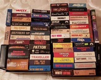 Lot of VHS Tapes ~ 2 Boxes