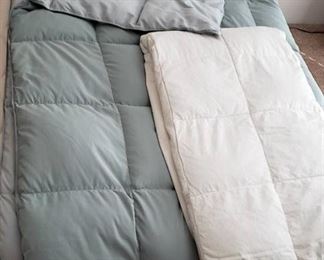 (2) Queen Comforters ~ One Down and One Down Alternative Fill