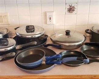 Lot of Pots and Pans ~ Calphalon ~ T~fal and others