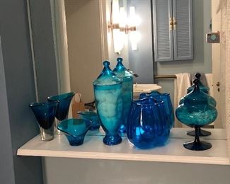 Antique glass collection. Much more in this sale