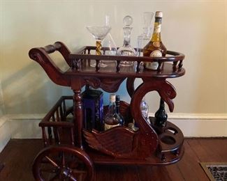 Mahogany cart