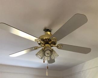 One of three ceiling fans in excellent condition. 