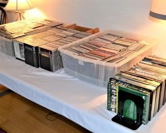 LOTS OF CDs , DVDs