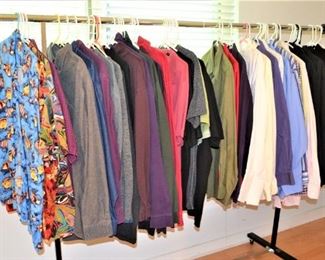 MEN'S LARGE SHIRTS, TURTLE NECKS, SWEATERS