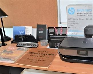 HOME OFFICE EQUIPMENT AND DESK