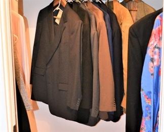 MENS SPORT COATS AND DRESS SUITS, HATS