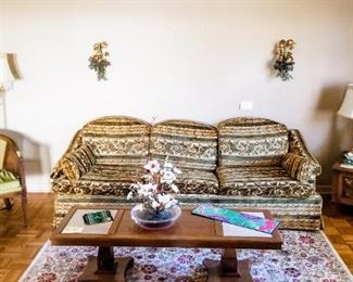 Vintage Living Room Furniture, Cane Chair