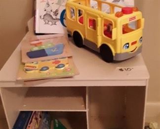Side Table, Kids Books & Toys
