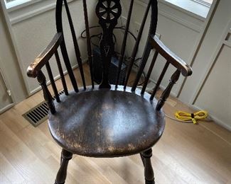 antique Windsor style chair 