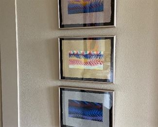 "Trilogy of Life" Morning, Noon and Night each measure 14.5 x 11.75h. asking $180 for the trio