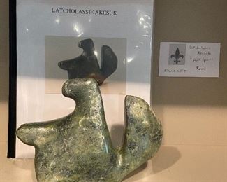 Latcholassie Akesuk "Seal Spirit" asking $2400 8"w x 5.5"T