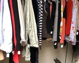 Clothing in a variety of sizes and styles 