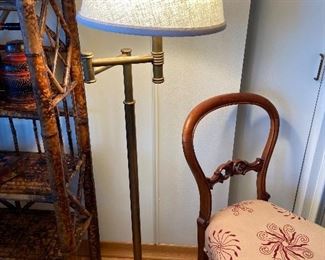 Brass floor lamp- very heavy asking $200