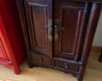 Antique Kang Cabinet 15.5x 10 x 19.5